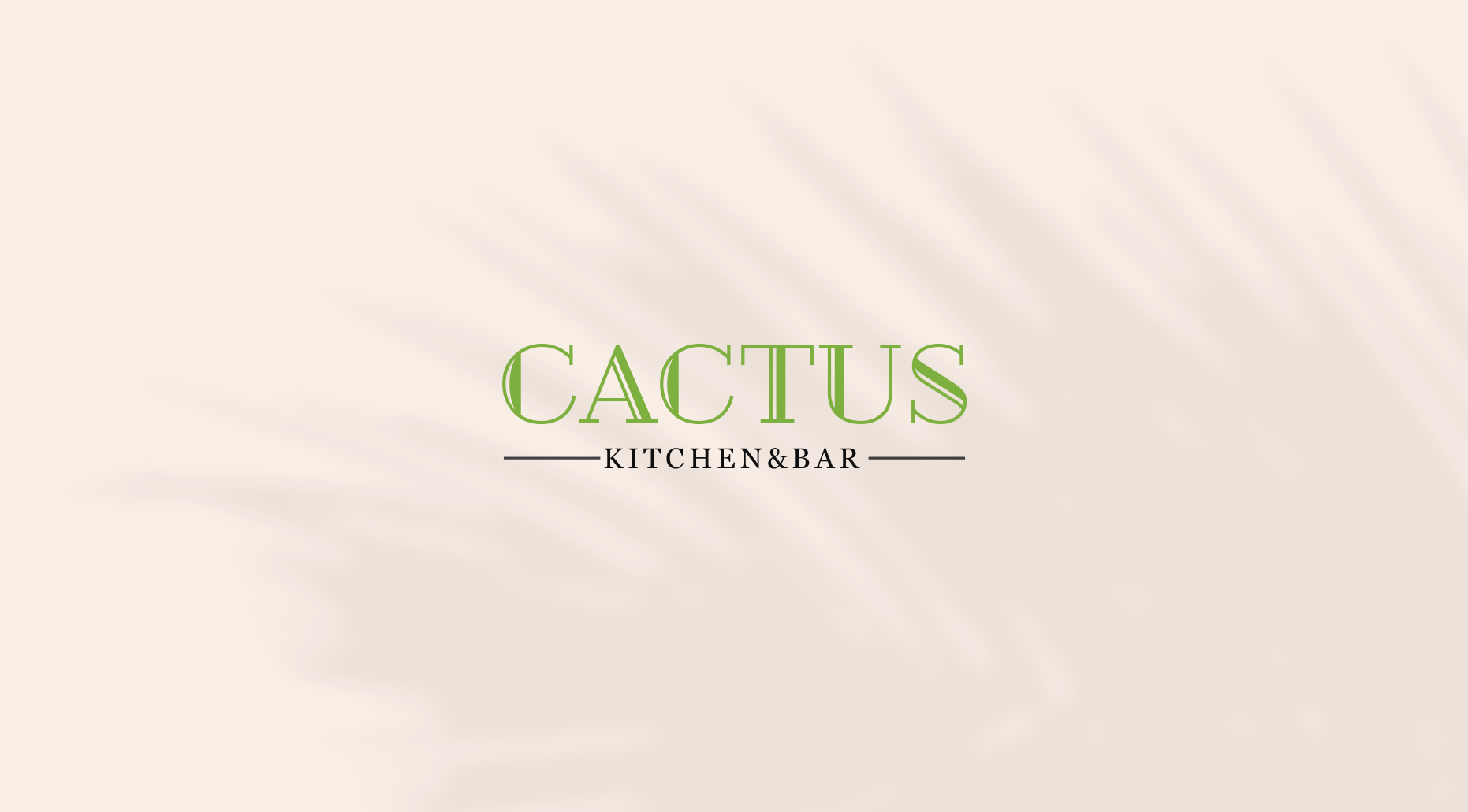 Logo Cactus kitchen and Bar